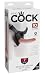 Pipedream King Cock Strap-on Harness with Cock, 7", Flesh