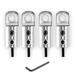 BFIT USA Solid and Heavy Gym Wire Lock with Bolts - Set of 12