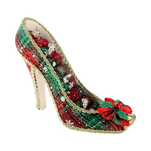 Soporte De Exposición Para Anillos Genérico | Organizador De Joyería En Forma De Zapato De Tacón Alto,Soporte De Joyería De Navidad | Para Casa Salón De Peluquería Tienda De Boda Encimera