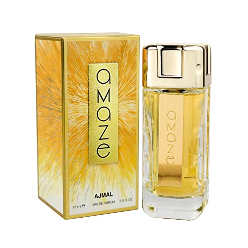 Ajmal Amaze Eau De Perfume Long Lasting Woody Scent Spray 75 ML Gift For Women - Made In Dubai - Image 4