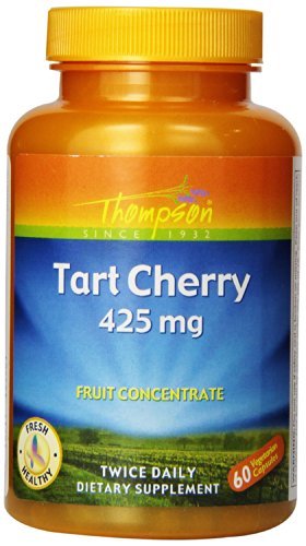 Thompson, Tart Cherry, 425 mg, 60 Veggie Caps