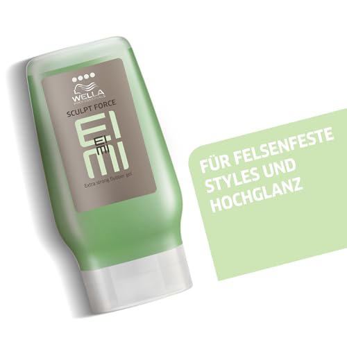 2. Bild von Wella EIMI Sculpt Force – Haargel mit UV-Schutz und sehr starkem Halt – schnell einziehendes Styling Gel für ein definiertes, glänzendes Haarstyling – 1x 125 ml