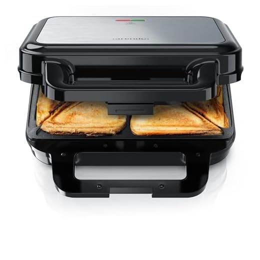 Sandwichmaker & Panini Press - Antihaftbeschichtet Für Gasherd & Elektroherd