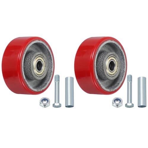 Roulettes de rechange en TPR robustes de 7,6 cm pour charge de 81 kg