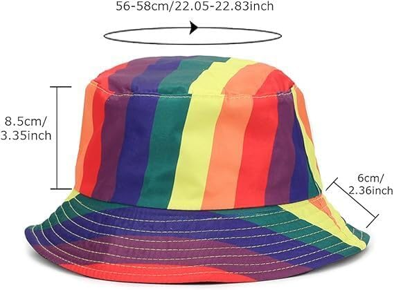 Image of American Flag Stars Bucket Hat Summer Travel Beach Sun Hats Outdoor Cap for Women Man