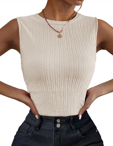 Zeagoo Womens Ribbed Tank Top 2025 Summer...