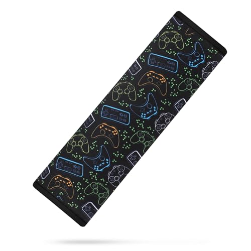 Image of YR Seat Belt Cover for Kids, Soft Comfort Seat Belt Cushion for Children, Cute Cartoon Pattern Car Seat Belt Pads Cover for Girls and Boys, 1 Pack (Game)