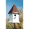 Heartwood Copper Songbird Deluxe Birdhouse Finish: White with Brown Copper Roof