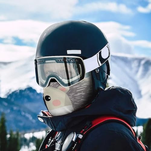 Balaclava para hombre, máscara para esquí con diseño de erizo, cubreboca facial para ciclismo y deportes de invierno miniatura 5