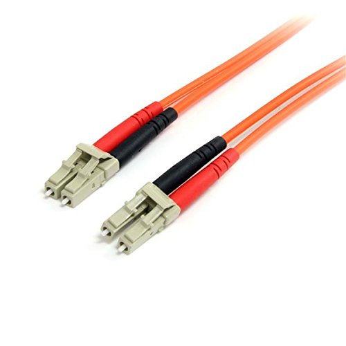 StarTech.com Cable Patch de Fibra Duplex Multimodo 62,5/125 2m LC - LC - Cable de fibra óptica (LC, LC, Macho/Macho, 2m, 9 mm, 20 cm)