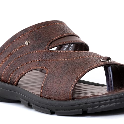 Image of Khadim's 3561274 Lightweight Durable Extra Soft Trendy Premium Stylish Casual Slip-On Sandals | Floaters For Men