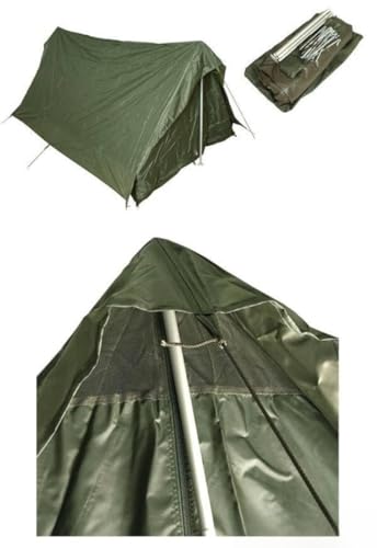 デッドストック フランス軍放出品 フランス F1 2人用テントセット オリーブドラブ 野営 野戦 アウトドア ブッシュキャンプのサムネイル