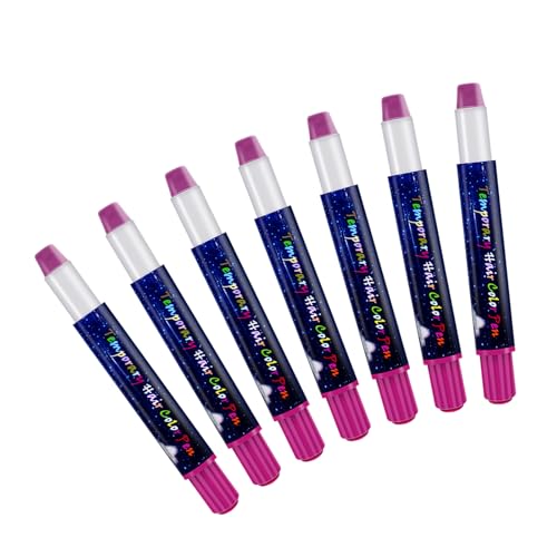 Tizas para el Pelo Niña,7 Pcs Purpura,Tinte Tizas Set,color de pelo lavable