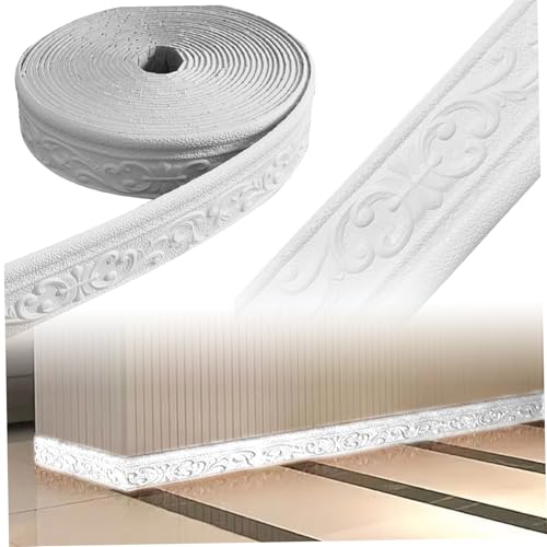 Moulure 3D autocollante de 10m pour décoration murale de salon - 2