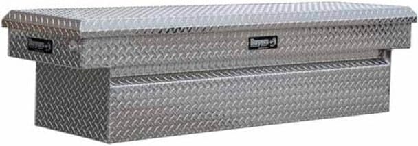 Technical Precision Replacement for Aichi Toyota Tundra Year 2023 11 Cubic FEET Diamond Plate Aluminum Crossover Tool Box
