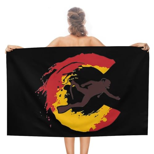 Scuba Diver Colorado Flag Soft Beach Towel Quick Dry Bath Swim Towels for Women Men Travel Vacation 31