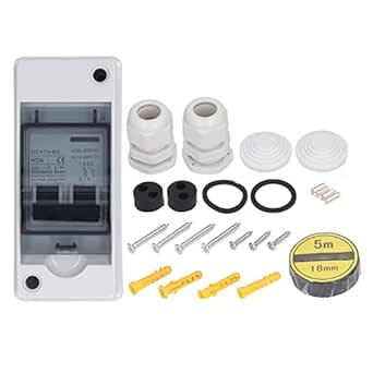 PV DC Solar Disconnect Switch 2P Miniature Circuit Breaker Solar Isolator Switch Waterproof DC Disconnect Switch 40A