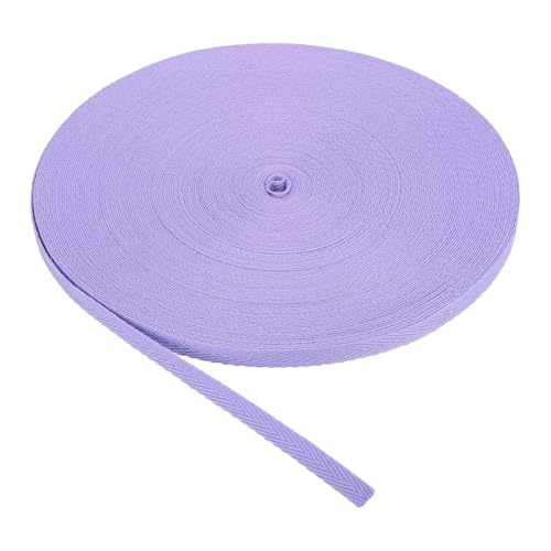 Tissu à chevrons ruban de coton sergé haut de gamme couleur violet clair