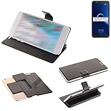 K-S-Trade Qualitativ und Innovativ Schutzhülle Für Alcatel 1C Single SIM Schutzhülle Flip Cover Klapphülle Wallet Hülle Slim Handyhülle Bookstyle