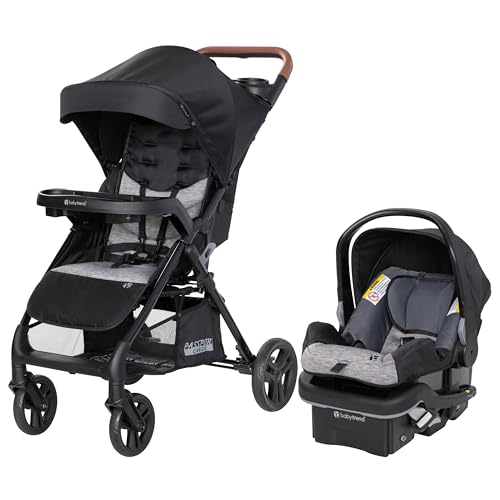 baby trend passport cargo travel system with ez-lift plus infant car seat black bamboo