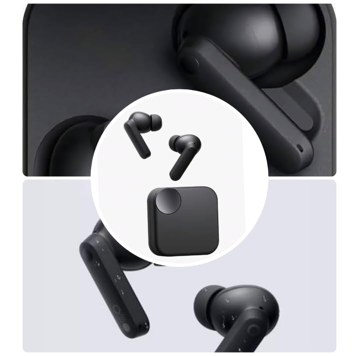 Wireless Earbuds Compatible with iPhone, Matte Black True Wireless Stereo, Bluetooth in-Ear Headphones with Charging Case
