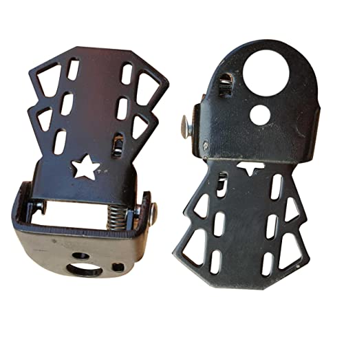 FOYTOKI Thick Bicycle Double Foot Support 2 Pairs Folding Foot Pegs Bike Rear Seat Pedal for Comfort Riding