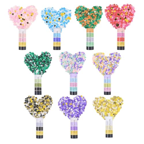 Paquete De 10 Cañones De Confeti, Tubos De Confeti, Cañones De Confeti Biodegradables, Cañones De Confeti De Revelación De Género, Suministros Para Fiestas, Suministros De Graduación