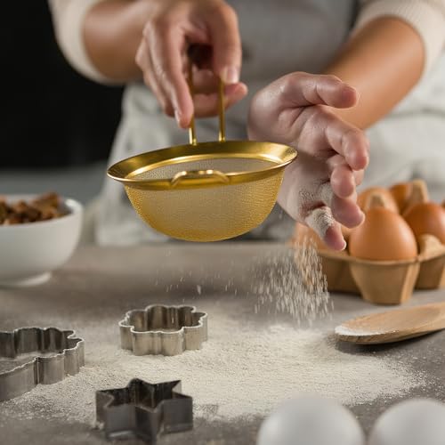 Set accesorios cocina oro acero inoxidable 7 piezas miniatura 6