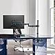 Monitorhalterung,Vesa Tischhalterung Bildschirmhalterung Höhenverstellbar für LED und LCD 17-32 Zoll Monitor Tischhalterung,710mm Extra Langer Arm Neigbar 180° Schwenkbar 360° bis 10 kg,VESA 75/100 mm
