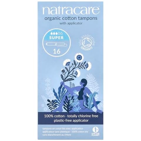 Natracare Tampons Super with Applicator 16 Ct (Pack of 3) Cover