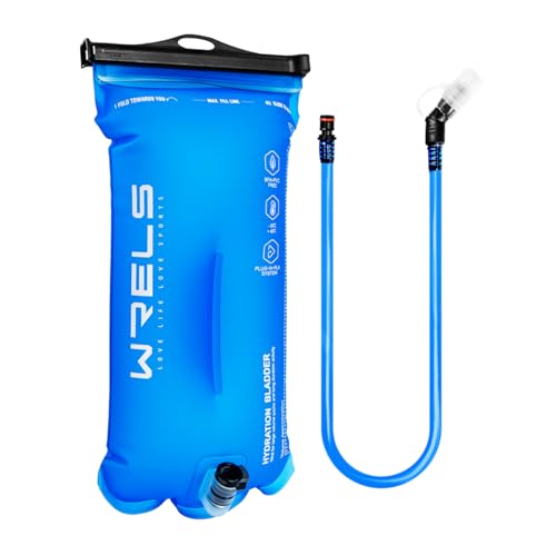 WRELS Hydration Bladder,1L/1.5L/2L/3L Water Bladder for Hydration Pack,BPA-Free Leakproof Water Reservoir for Hiking Running Camping Cycling