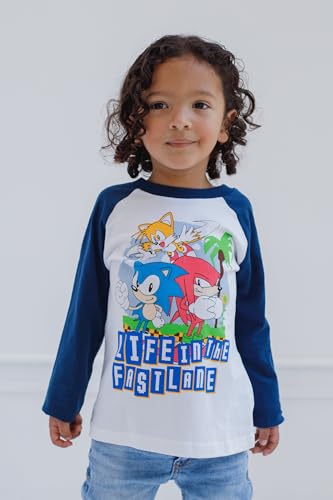 SEGA Sonic The Hedgehog Tails Knuckles 2 Pack T-Shirts Little Kid to Big Kid2