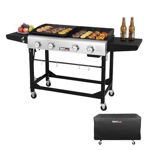 Royal Gourmet GD401C 4-Burner Propane Gas Grill and...