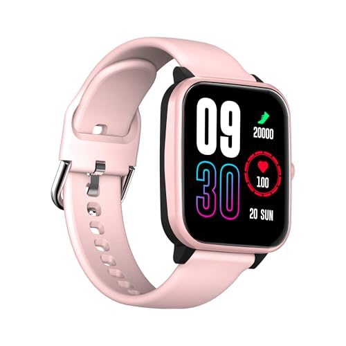 Image of TIMEX MetalFit 2.0 Digital Black Dial and Pink Bnad for Unisex Smartwatch - TWTXW207T