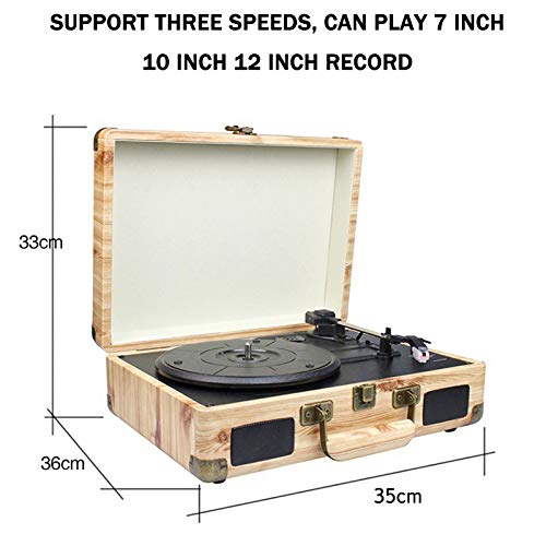 Record Player Turntable for Vinyl Record Player Wireless Portable Phonograph with Built-in Dynamic Speakers Suitcase… - Les Beatles, Paul McCartney, John Lennon, RIngo Starr, George Harrison Record Player Turntable for Vinyl Record Player Wireless Portable Phonograph with Built-in Dynamic Speakers Suitcase… – Image 8