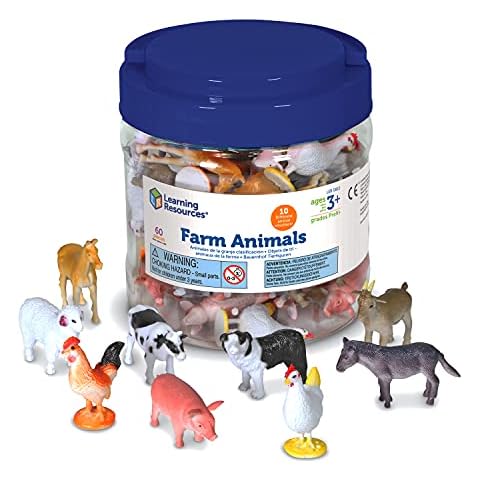 Learning Resources Colourful Farm Animal Counters Cover