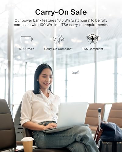 Belkin 5000 mAh Magnetic Wireless Power Bank, Portable Charger Compatible with MagSafe with Pass-thru Charging, 7.5W Output, 10W Input and Kickstand, Compatible with iPhone 16, 15, 14 Series – Purple - Image 7