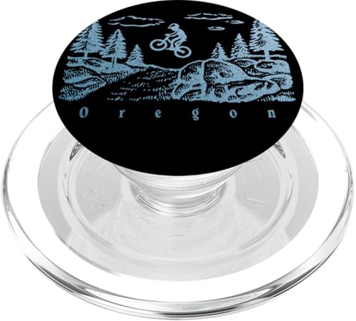 Oregon Mountain Biking Vintage MTB PopSockets for MagSafe