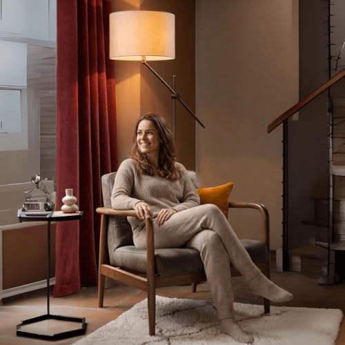 Image of Kingsman Furnitures Benette Premium Teak Wood Armchair for Living Room | Bedroom | Drawing Room | Elegant Matte Finish with Luxurious | Comfortable and Durable Seating (Faux Leather)