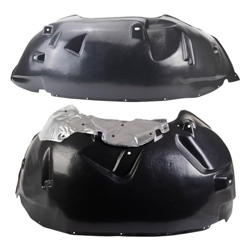 Image of TRQ Front Inner Fender Liner Set Compatible with 2005-2010 Dodge Dakota 2011 Ram CH1248129 CH1249129