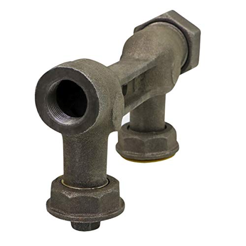 Image of Midline Valve HTTC8141-5 Side Inlet-Outlet Con Edison Meter Bar 1 1-1 /4'' x 8-1 /4'' Black Steel (5 Pack)