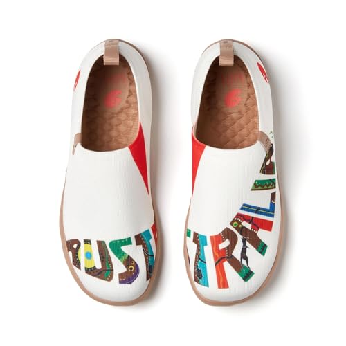 UIN Men's Art Travel Slip-On Shoes Casual Lightweight Breathable Flats Comfortable Loafers2