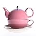 Produktbild Artvigor, Kaffeeservice aus Porzellan, 3 TLG. Teekanne mit Tasse und Untertasse, Geschenkverpackung