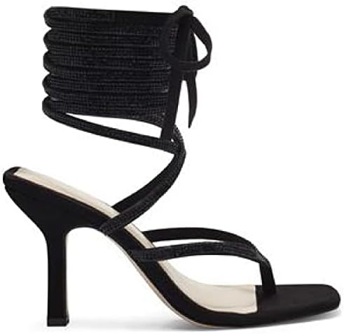 Jessica Simpson Kelsa 2 Women's Ankle Wrap Dress Sandals Black Size 7.5 | Image 1