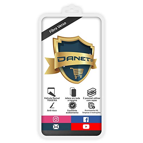 Película Fibra De Carbono Gel Flexível Traseira Verso Samsung Galaxy A30s - Proteção Que Adere E Cob