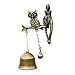 Produktbild circulor Windspiel, Retro Vintage Tier Türklingel, Metall Eisen Glocke Windspiel Hängende Wand Pferd Elefant Eulenform