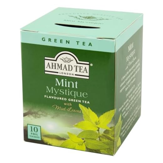Ahmad Tea London Chá Verde Mint Mystique 10 Unidades De 20G