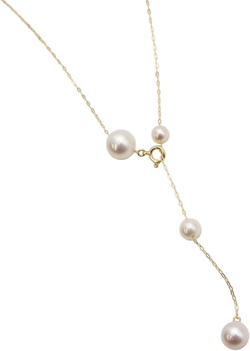 K18 真珠ネックレス K18イエローゴールドアコヤ真珠ネックレス（8mm）(RPN250-002