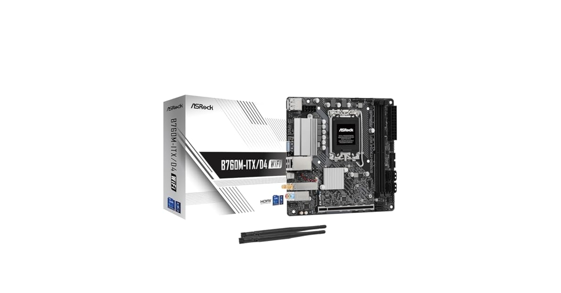 マザーボード B760M-ITX/D4 WiFi ASRock > B760M-ITX/D4 WiFi