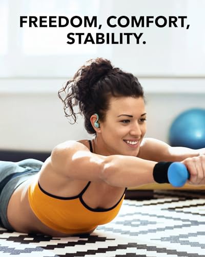 Soundcore Sport X20 by Anker, True-Wireless Workout Earbuds, Rotatable and Extendable Ear Hooks, Noise Cancelling, Deep Bass, IP68 Waterproof, Sweatproof, Dustproof, 48H Play, Sport Earbuds for Gym - Image 4